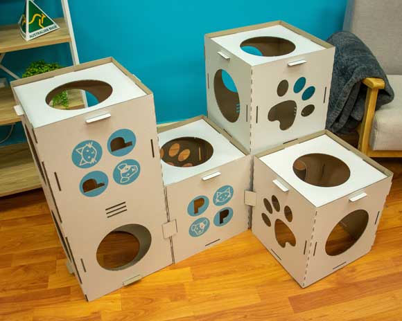 Purrfect Pet Products Cardboard Cat Kingdom